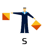 Semaphore S